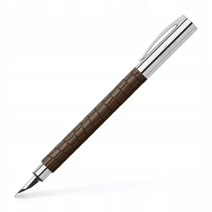 Faber Castell Pióro wieczne Ambition 3D Croco B, brązowe 146053 - Pióra wieczne - miniaturka - grafika 1