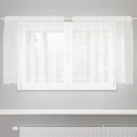 Zasłony - Firanka Koronkowa z zasłonami Kwiatowy Biały 150 x - miniaturka - grafika 1