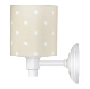 Lamps & Co. Kinkiet z kablem i wtyczką, Lovely Dots Beige - Lampy ścienne - miniaturka - grafika 1