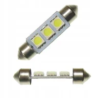 Żarówki samochodowe - Dioda LED C5W 39mm rurka SMD5050 12V biała rurkowa - miniaturka - grafika 1