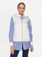 Kamizelki damskie - Tommy Hilfiger Bezrękawnik WW0WW38071 Écru Regular Fit - miniaturka - grafika 1