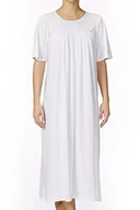 Piżamy damskie - Calida Damska koszula nocna miękka bawełniana koszula nocna - miniaturka - grafika 1