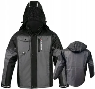 Kurtka ZIMOWA OCIEPLANA ROBOCZA WODOODPORNA KAPTUR OXFORD - Odzież robocza - miniaturka - grafika 1