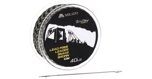 MIKADO Lead Free Leader (ciemny camo) 40lb/10m - Inne akcesoria dla wędkarzy - miniaturka - grafika 1