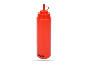 Butelka do sosów 700 ml czerwony | Yato - Pojemniki na przyprawy - miniaturka - grafika 1