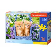 Puzzle - Castorland Puzzle 70 Rude kotki - miniaturka - grafika 1