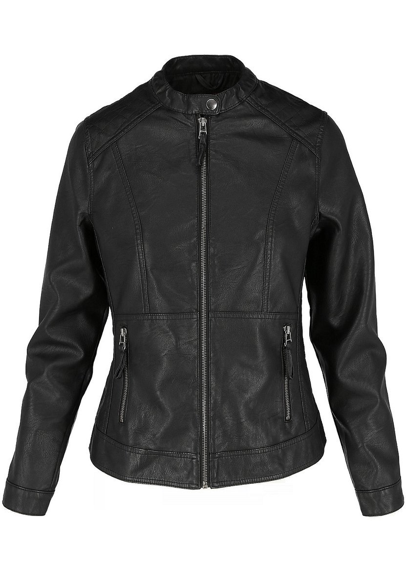 DAMSKA KURTKA TYPU RAMONESKA Z SUWAKIEM