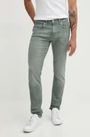 Spodnie męskie - Pepe Jeans jeansy TAPERED JEANS męskie kolor zielony PM207390YB2 - miniaturka - grafika 1