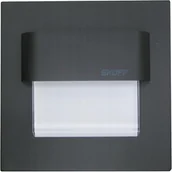 Oprawy, klosze i abażury - Oprawa schodowa Led Skoff Tango Czarna 10V 4000K - miniaturka - grafika 1