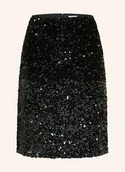 Spódnice - Calvin Klein Spódnica Z Cekinami schwarz - miniaturka - grafika 1