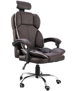 Fotel biurowy, krzesło biurowe Fotel biurowy Artnico Seli 1.0 ciemny brąz - Fotele i krzesła biurowe - miniaturka - grafika 7