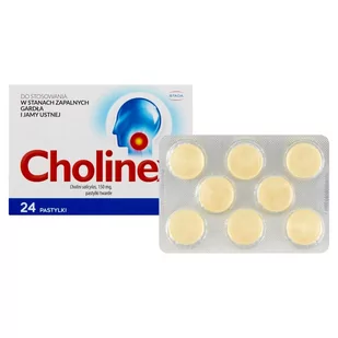 Cholinex Pastylki 24 sztuki - Przeziębienie i grypa - miniaturka - grafika 2