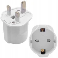 Pozostałe akcesoria sieciowe - Adapter Gniazdka Przejściówka Eu-Uk Polska Anglia Cypr Seszele Malediwy Hht200 - miniaturka - grafika 1
