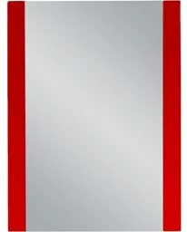 Lustro łazienkowe czerwone 60x80cm FOKUS - Lustra - miniaturka - grafika 1