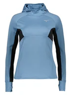 Koszulki sportowe damskie - Mizuno Koszulka funkcyjna "Hooded" w kolorze błękitnym - miniaturka - grafika 1