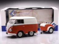 Samochody i pojazdy dla dzieci - Volkswagen T1 Kool Kombi - 1950, orange/white Solido 1:18 - miniaturka - grafika 1