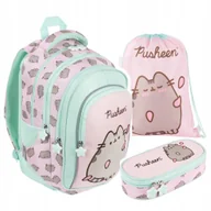 Nerki - Zestaw Szkolny Dla Dziewczynki plecak piórnik saszetka Pusheen Różowy - miniaturka - grafika 1
