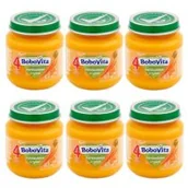 Dania dla dzieci - BoboVita Zupka Marchewkowa z ryżem po 4 miesiącu Zestaw 6 x 125 g - miniaturka - grafika 1