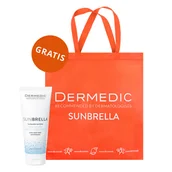 Kosmetyki po opalaniu - Dermedic Sunbrella, balsam chłodzący po opalaniu, 200 ml + torba gratis - miniaturka - grafika 1