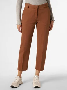 Tommy Hilfiger Spodnie Kobiety Bawełna brązowy jednolity, 36 - Spodnie damskie - miniaturka - grafika 1