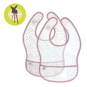 Śliniaki i fartuszki - Lassig Zestaw Śliniaków Wodoodpornych 6m+ About Friends Szynszyla - miniaturka - grafika 1