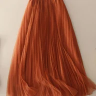 Spódnice - TEMU Damska elastyczna spódnica typu litery A, elegancka długa spódnica ze szpilki w stylu vintage, spódnica z tiulu w jednolitym kolorze, idealna na - miniaturka - grafika 1