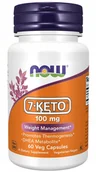 Suplementy naturalne - Now Foods, Now 7-keto 100mg Dhea Obniża Kortyzol, 60 Kaps. - miniaturka - grafika 1
