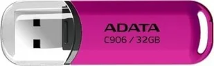 MEMORY DRIVE FLASH USB2 32GB/PINK AC906-32G-RPP ADATA - Pendrive - miniaturka - grafika 1