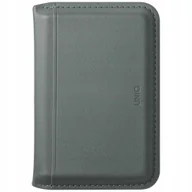 Portfele - Magnetyczny portfel Rfid Uniq Lyden Ds stojak na telefon zielony - miniaturka - grafika 1