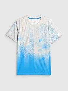 4F Koszulka do biegania szybkoschnąca męska - szara XL - Koszulki sportowe męskie 4F Koszulka do biegania szybkoschnąca męska - szara XL - Koszulki sportowe męskie - miniaturka - grafika 1