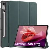 Etui do tabletów - Etui Smart Case do Lenovo Tab P12 TB370 (Zielone) - miniaturka - grafika 1