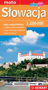 Słowacja mapa samochodowa - Atlasy i mapy - miniaturka - grafika 1