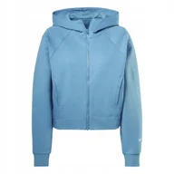 Bluzy damskie - REEBOK - BLUZA DAMSKA Z KAPTUREM - TS DREAMBLEND COTTON FZ HT6099 - miniaturka - grafika 1