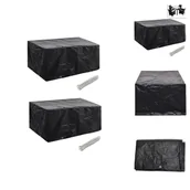 Pokrowce na meble ogrodowe - vidaXL Pokrowce na meble ogrodowe 2 szt. 8 oczek 180x140 cm - Pokrowce ochronne na meble ogrodowe - miniaturka - grafika 1