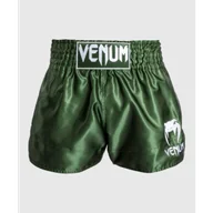 Spodnie sportowe męskie - Venum Spodenki Muay Thaï Classic Shorts Khaki/White - miniaturka - grafika 1