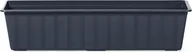 Donice - Prosperplast Skrzynka balkonowa AGRO IS600-S433, Doniczka prostokątna 60x18 cm, Kolor Antracyt, Prosperplast - miniaturka - grafika 1