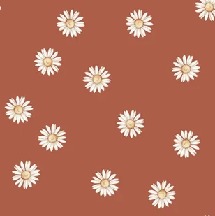Tapeta Stokrotki Little Daisy Ceglana - Tapety - miniaturka - grafika 1