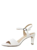 Sandały damskie - Tamaris - Damskie sandały na obcasie, biały - miniaturka - grafika 1