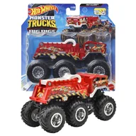 Samochody i pojazdy dla dzieci - Hot Wheels Monster Trucks Big Rigs Ciężarówka 5 Alarm - miniaturka - grafika 1
