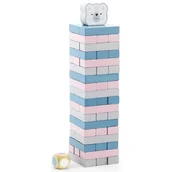 Tablice dla dzieci - Viga Toys Drewniana gra Jenga Viga PolarB - miniaturka - grafika 1