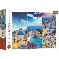 Puzzle - Trefl Puzzle 3000el Greckie Wakacje pudełko - miniaturka - grafika 1