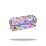 Piórniki - Piórnik owalny Coolpack Campus Sew Heart - miniaturka - grafika 1