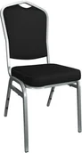 Fotele i krzesła biurowe - Krzesło Vega bankietowe konferencyjne stelaż szary MG19 - miniaturka - grafika 1