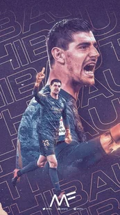 PODKŁADKA POD MYSZ Nadruk 22x18 cm Thibaut Courtois Real Madryt Prezent - Podkładki pod mysz - miniaturka - grafika 1