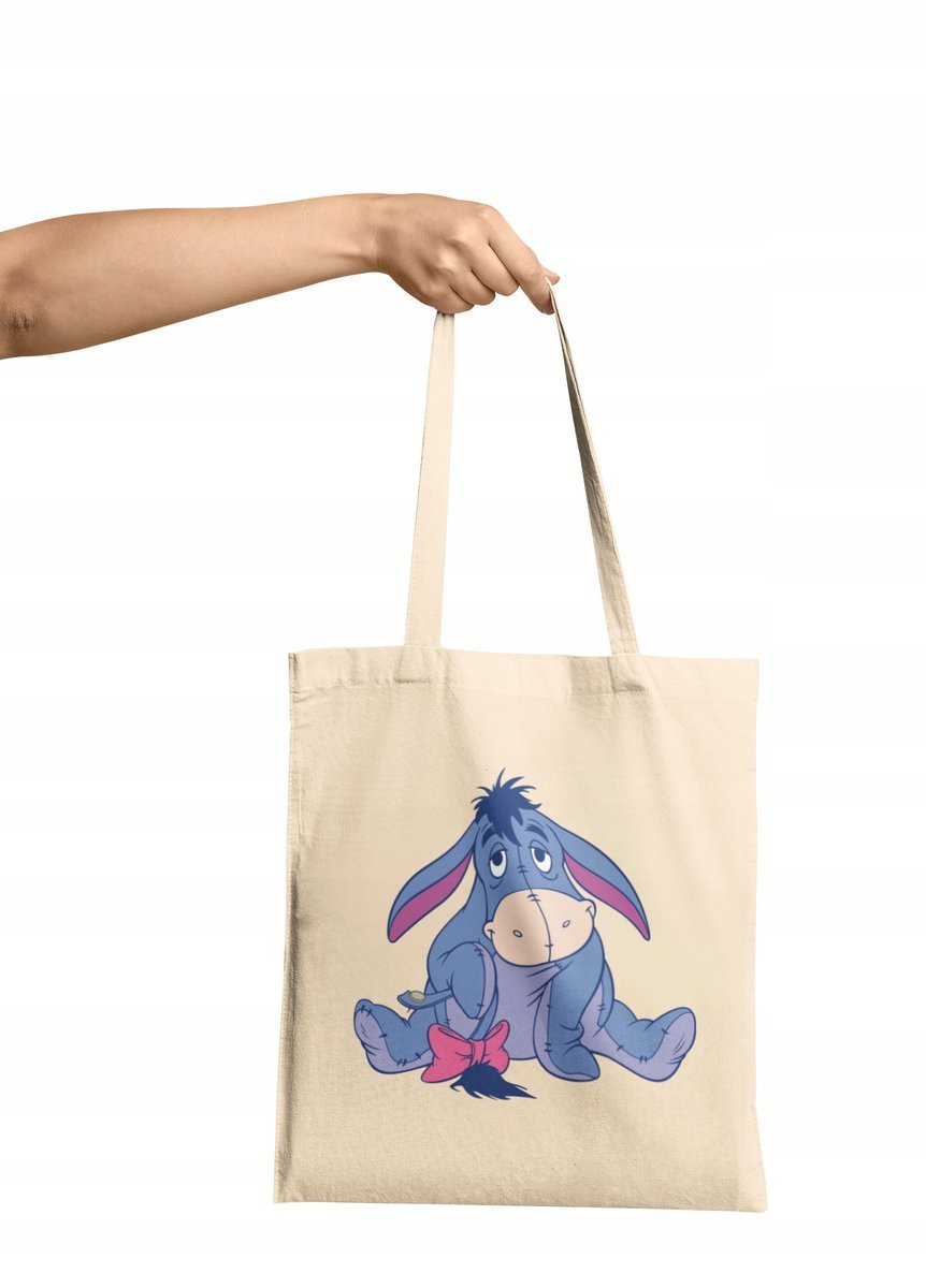 Torba Shopper Materiałowa Na Ramię Kubuś Miś Puchatek Kłaopuchy Wybór Mix