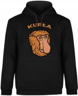 Bluzy męskie - Bluza Męska Z Kapturem Smieszna Prezent Dla Chlopaka Czarna R-3Xl A422 - miniaturka - grafika 1