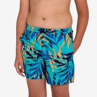 Kąpielówki dla chłopców - Spodenki surfingowe dla dzieci Olaian 100 Shadow Palm - miniaturka - grafika 1
