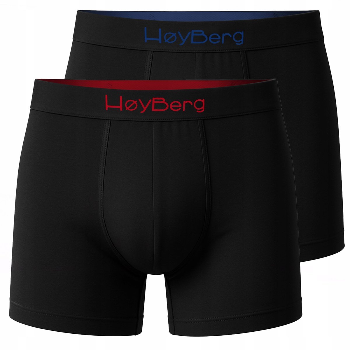 HøyBerg - Scandinavian Style Bokserki Męskie 2 sztuki Zestaw Bawełna L