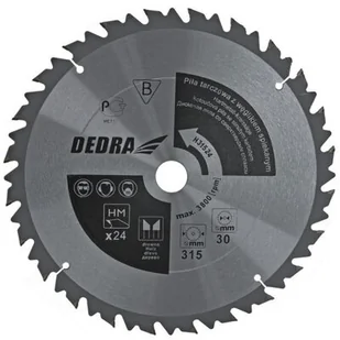 Dedra Piła tarczowa do drewna HM 600 mm x 30 mm x 36T (1801do1900-50-uniw) - Tarcze do pił - miniaturka - grafika 1