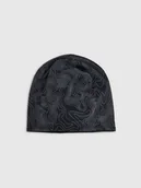 Czapki męskie - 4F Czapka trekkingowa uniseks - czarna L/XL - miniaturka - grafika 1